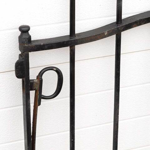 #52491 37x35 Antique Wrought Iron Garden Gate image 3