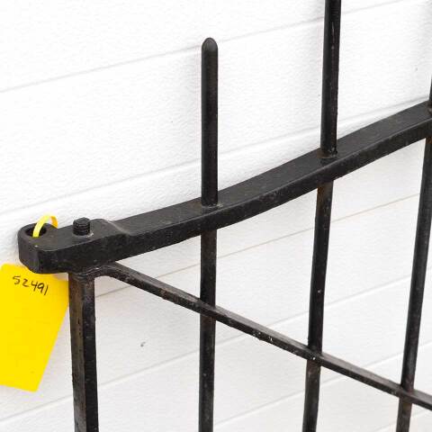 #52491 37x35 Antique Wrought Iron Garden Gate image 6
