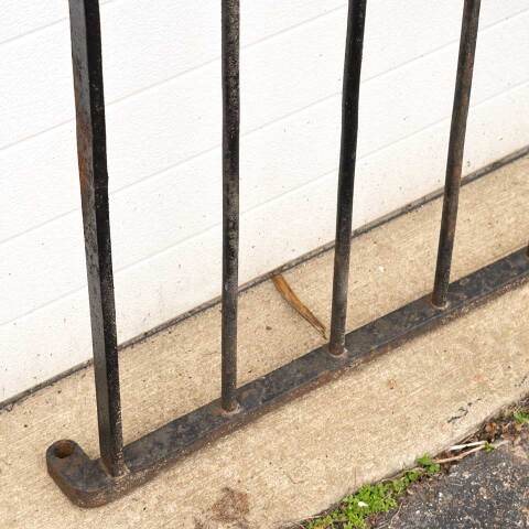 #52491 37x35 Antique Wrought Iron Garden Gate image 7