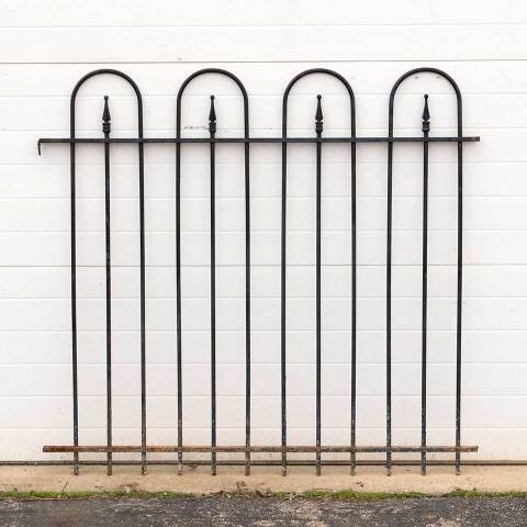 #52493 Salvaged Wrought Iron Garden Fencing image 6