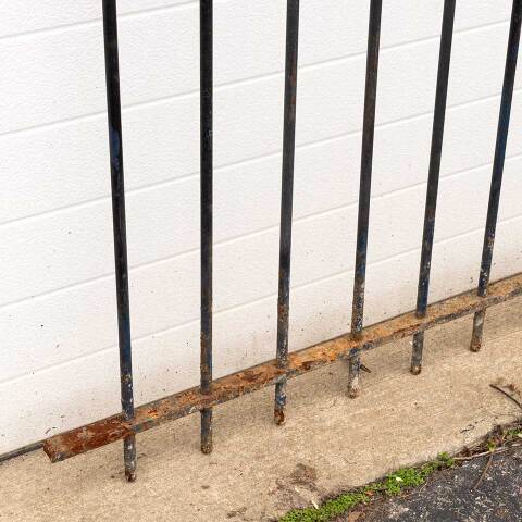 #52493 Salvaged Wrought Iron Garden Fencing image 8