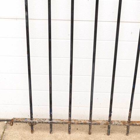#52493 Salvaged Wrought Iron Garden Fencing image 4