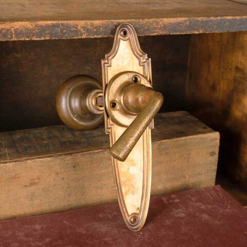 #52515 Antique Doorknob & Lever Hardware Set image 5