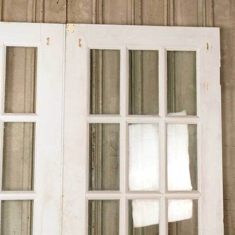 #52516 60x84 Salvaged Antique 15 Lite French Doors image 6