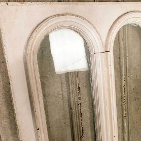 #52519 32x79 Salvaged Antique 2 Lite Entry Door image 4