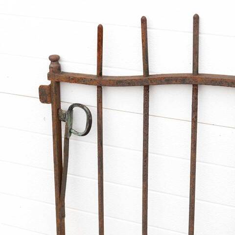 #52520 37x35 Antique Wrought Iron Garden Gate image 2