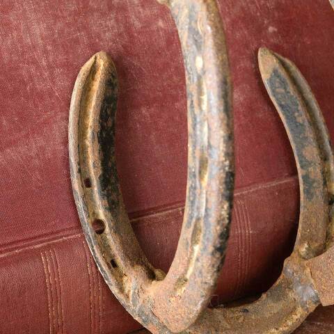 #52562 Antique Blacksmith Horseshoe Wall Hook image 6