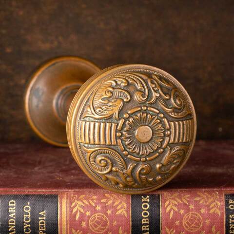 #52568 Antique Penn Hardware Company Doorknobs image 2