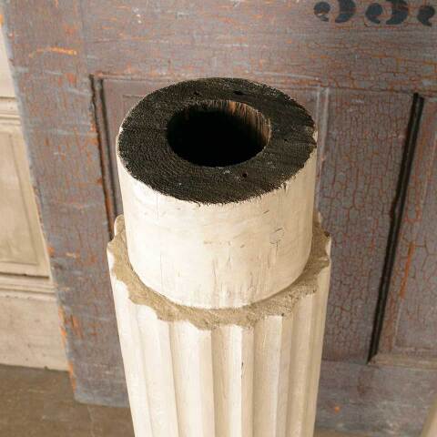 #52575 Salvaged Antique Fluted Wood Columns image 6