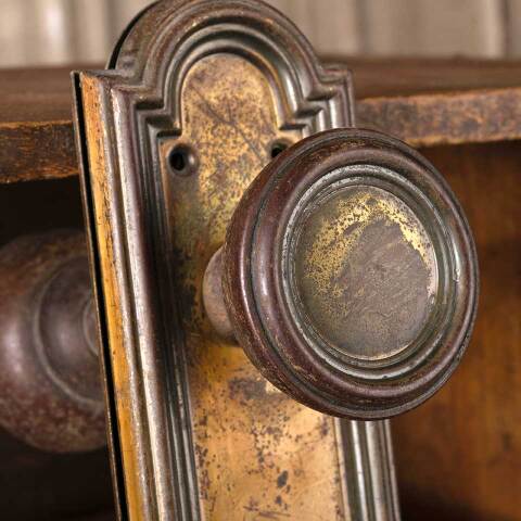 #52600 Antique Arts & Crafts Door Hardware Set image 5