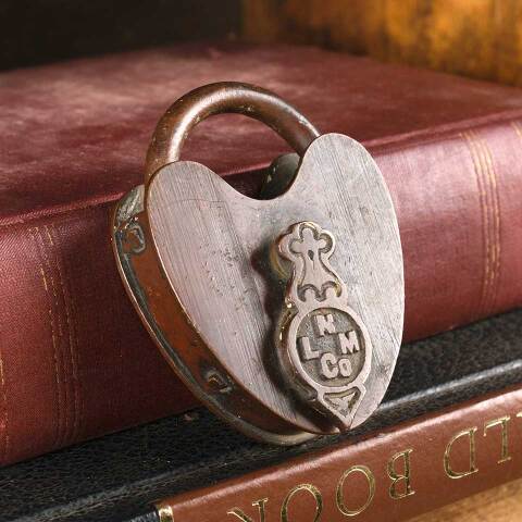 #52608 Antique Brass Norwich Lock Mfg. Co. Padlock image 3
