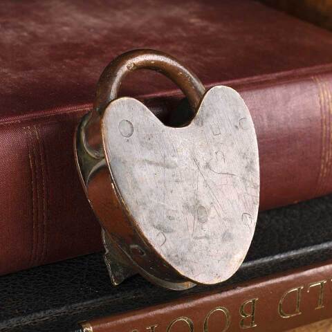 #52608 Antique Brass Norwich Lock Mfg. Co. Padlock image 5