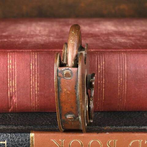 #52608 Antique Brass Norwich Lock Mfg. Co. Padlock image 6