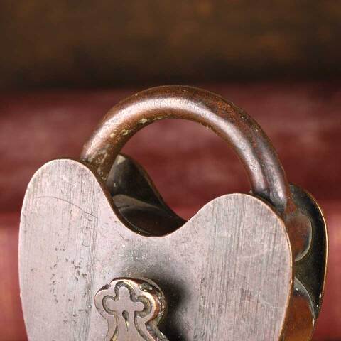 #52608 Antique Brass Norwich Lock Mfg. Co. Padlock image 7