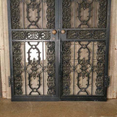 #52620 59x80 Vintage Metal Security Storm Doors image 5