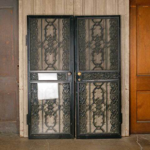 #52620 59x80 Vintage Metal Security Storm Doors image 6