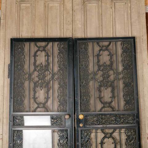 #52620 59x80 Vintage Metal Security Storm Doors image 7