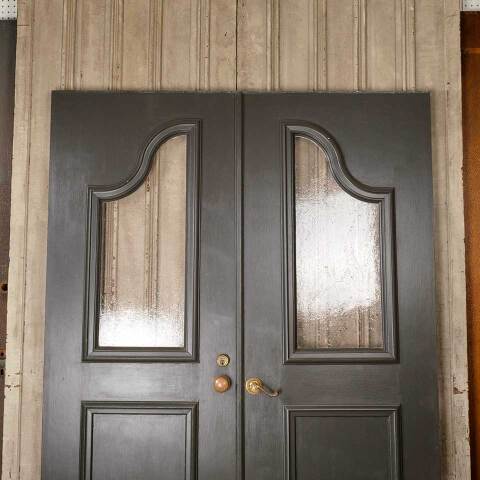 #52621 60x79 Salvaged Vintage Half Lite Entry Doors image 2