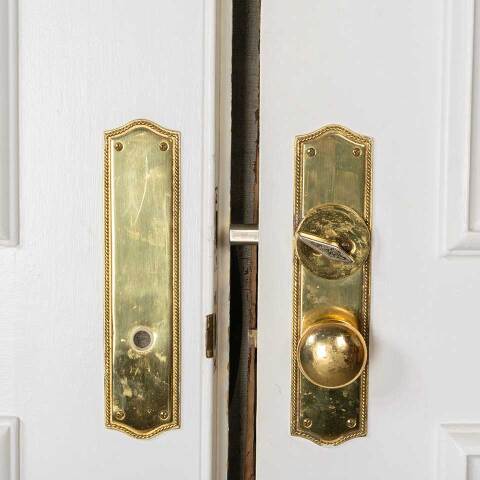 #52621 60x79 Salvaged Vintage Half Lite Entry Doors image 7