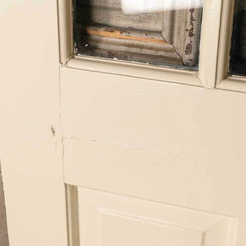 #52622 32x80 Salvaged 9 Lite Entry Wood Door image 8