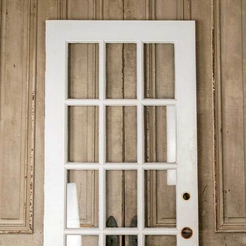 #52623 32x80 Salvaged 15 Lite French Entry Door image 5