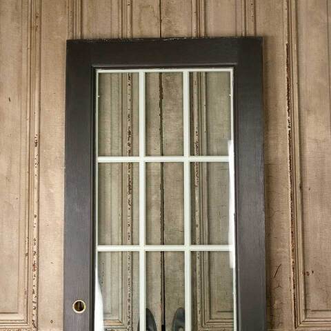 #52624 30x79 Salvaged Full Lite Wood Entry Door image 2