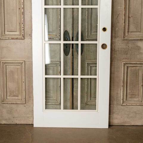 #52624 30x79 Salvaged Full Lite Wood Entry Door image 5