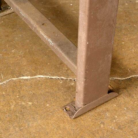 #52627 Salvaged Vintage Industrial Metal Table Leg image 5