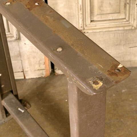 #52627 Salvaged Vintage Industrial Metal Table Leg image 6
