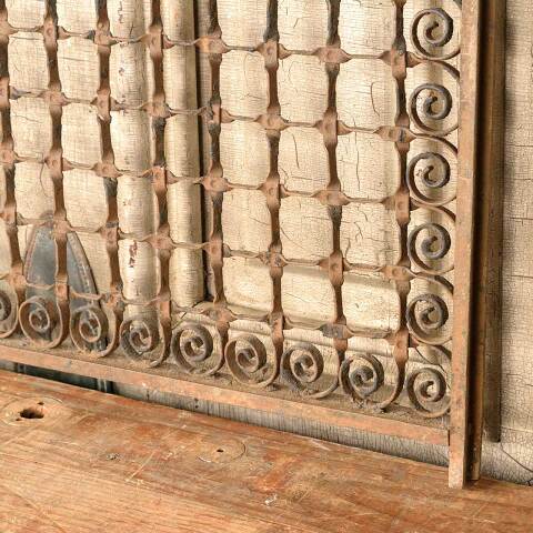 #52637 Salvaged Antique Metal Wire Screen Panel image 4