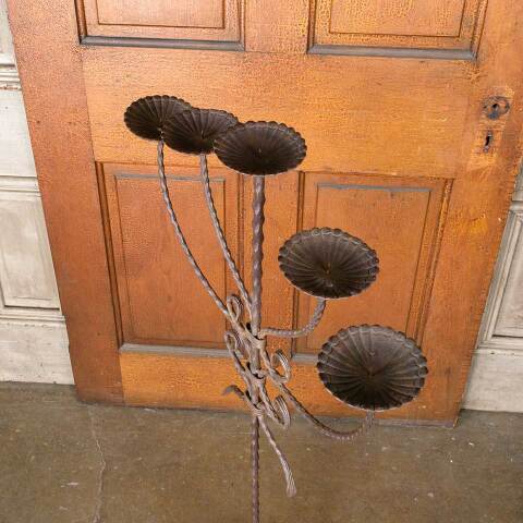 #52658 Wrought Iron Candelabra Candle Stand image 7