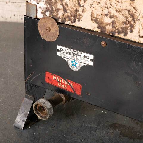 #52667 Antique Art Deco Gas Fireplace Insert image 8