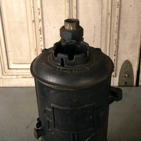 #52669 Antique Cast Iron Tankless Water Heater image 2