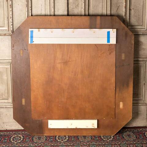 #52688 Large Wood Framed Beveled Glass Mirror image 7