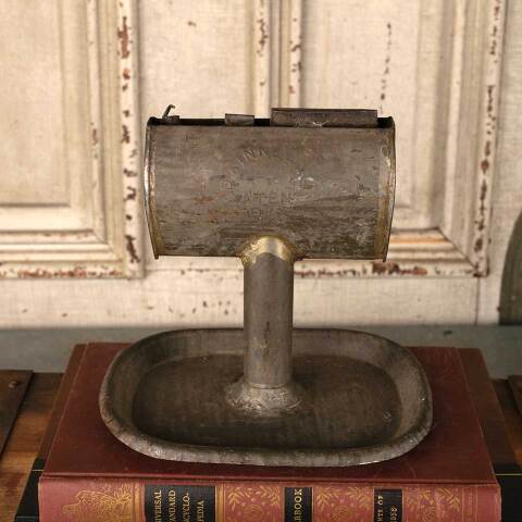 #52706 Antique Tin Lard Lamp image 5