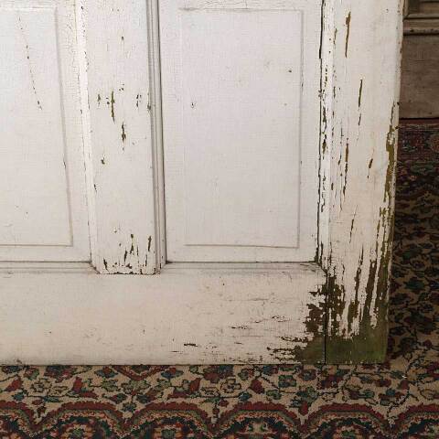 #52738 32x77 Salvaged 9 Lite Wood Entry Door image 4