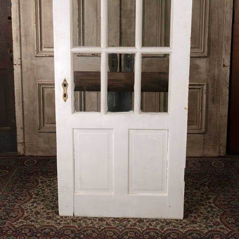 #52738 32x77 Salvaged 9 Lite Wood Entry Door image 7