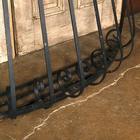 #52769 Salvaged Wrought Iron Juliet Balcony Railing image 3