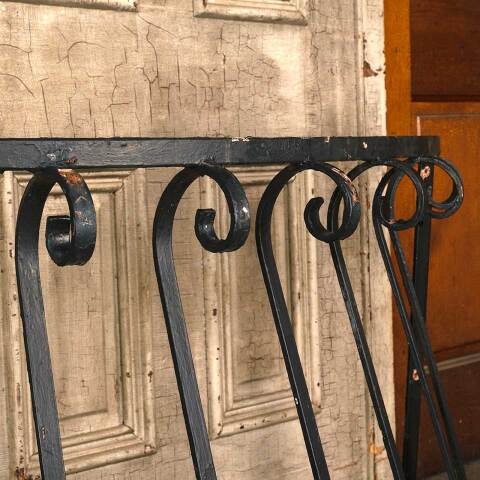 #52769 Salvaged Wrought Iron Juliet Balcony Railing image 4