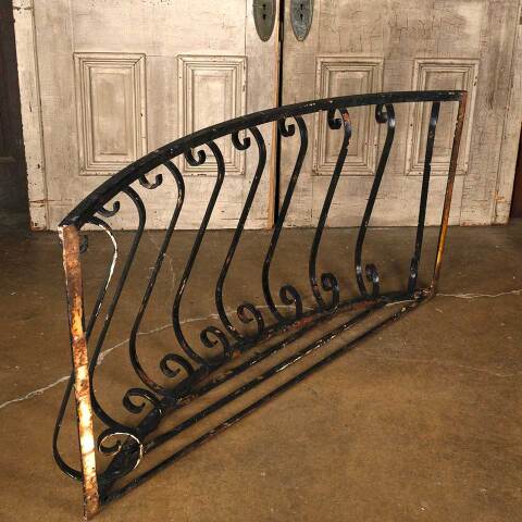#52769 Salvaged Wrought Iron Juliet Balcony Railing image 7