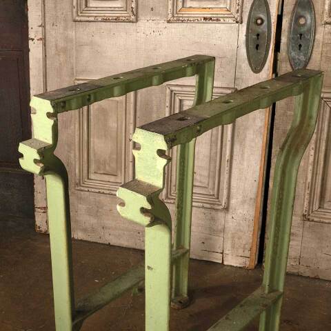 #52772 Salvaged Industrial Cast Iron Table Legs image 5