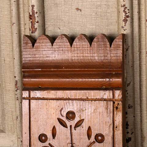 #52807 Antique Pine Interior Rosette Trim Block image 4