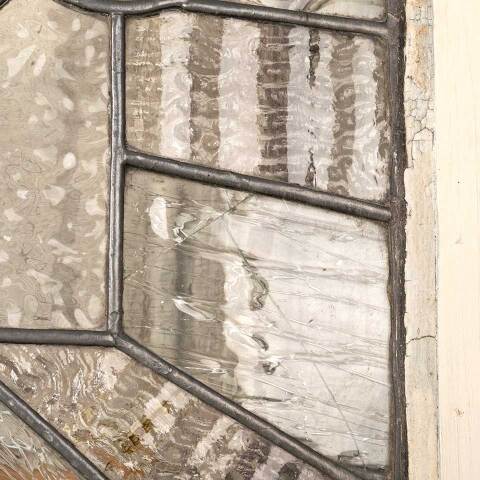 #52812 32x22 Antique Leaded Glass Window Sash image 8