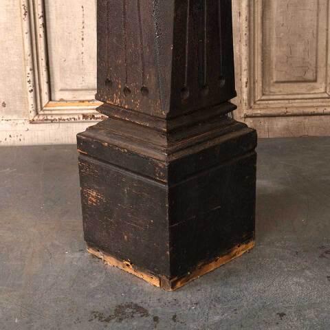 #52813 Salvaged Small Antique Wood Newel Post image 8