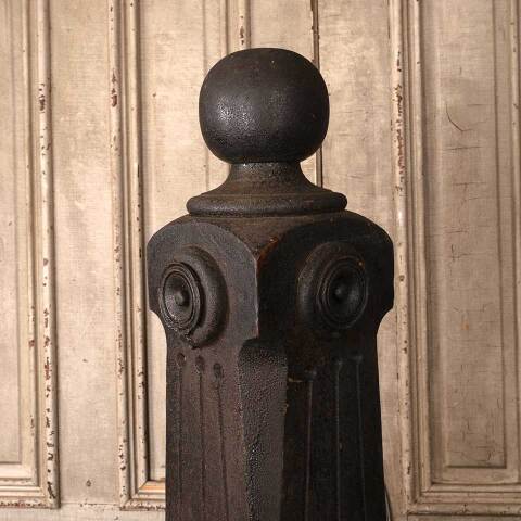 #52813 Salvaged Small Antique Wood Newel Post image 3