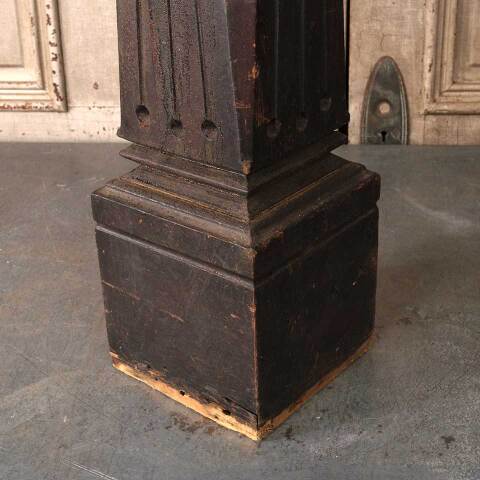 #52813 Salvaged Small Antique Wood Newel Post image 5
