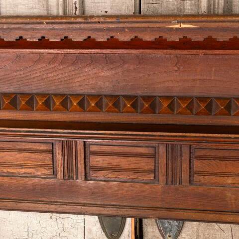 #52829 60x49 Antique Victorian Fireplace Mantel image 4