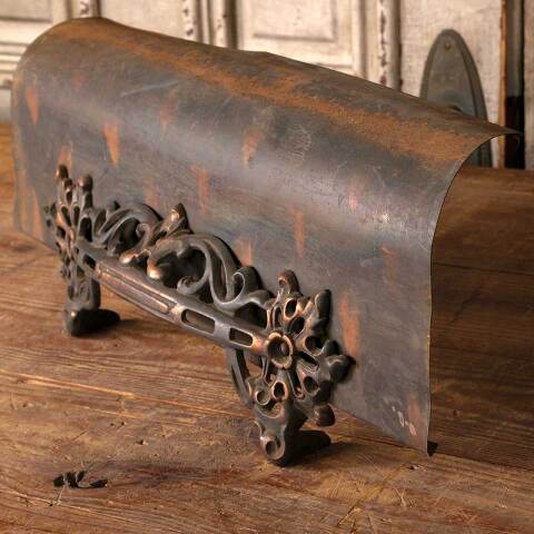 #52839 20x9 Antique Metal Fireplace Ember Screen image 4