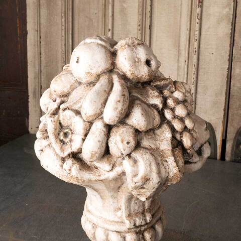 #52850 Painted Plaster Cornucopia Urn Home Decor image 7