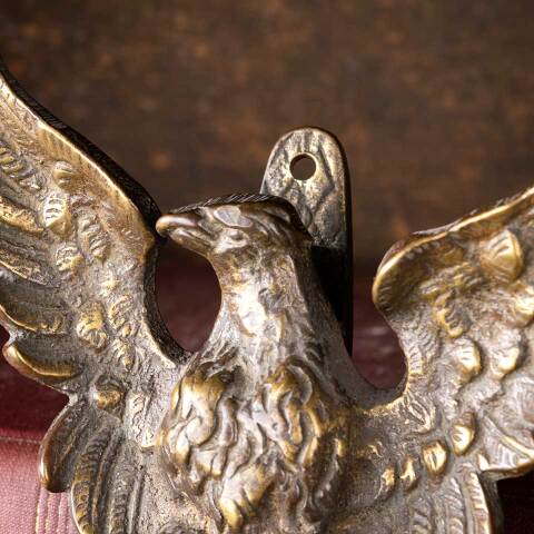 #52873 Antique Brass Eagle Door Knocker Hardware image 4